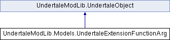 UMT doc: UndertaleModLib.Models.UndertaleExtensionFunctionArg Class ...